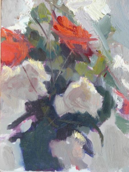 Fill the canvas with floral