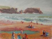 Winters Day at Rodeo Beach Winters Day at Rodeo Beach plein air painting